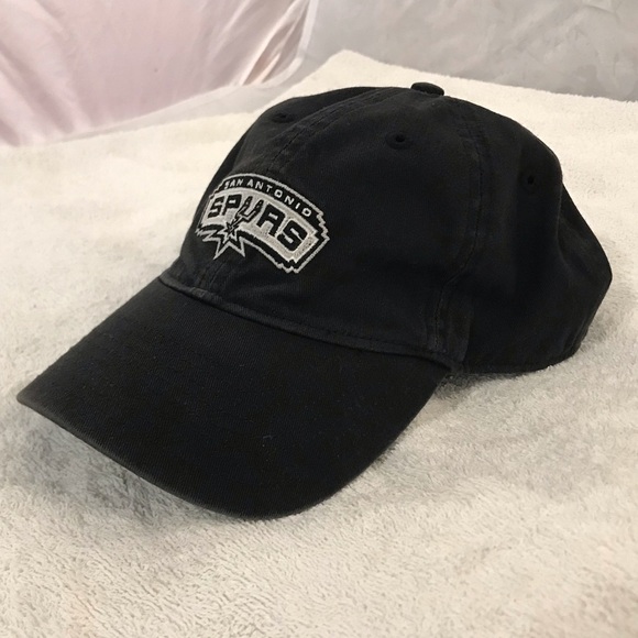 Adidas San Antonio Spurs Adjustable Clasp Black Basketball Cap - Picture 10 of 13